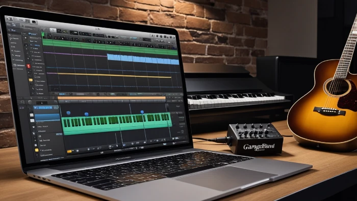 garageband macbook view
