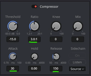 vocal compressor setup